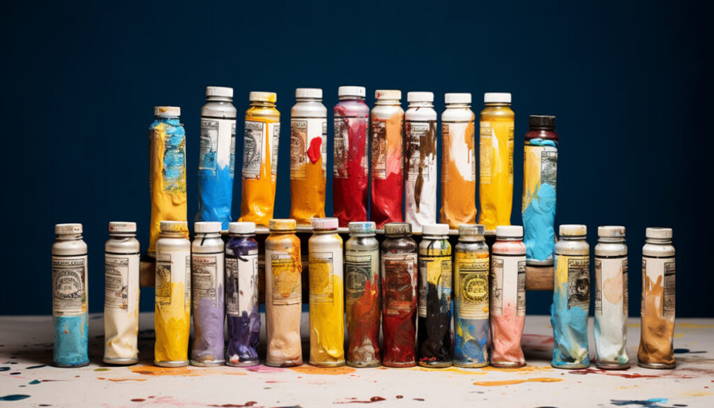 Old Tubes Of Oil Paint