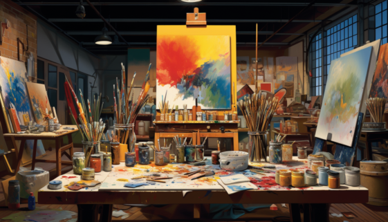 Paint materials setting